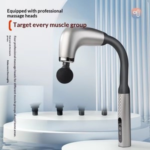 Pistolet de massage électrique portatif pour fascias, <span class=keywords><strong>masseur</strong></span> musculaire polyvalent pour la relaxation complète du corps (<span class=keywords><strong>cou</strong></span>, dos, jambes, taille) - Product Image 5