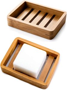 Portasapone in legno di bambù scolapiatti <span class=keywords><strong>per</strong></span> doccia porta sapone salvaspaper piatto vassoio <span class=keywords><strong>per</strong></span> bagno doccia lavello da cucina - Product Image 3