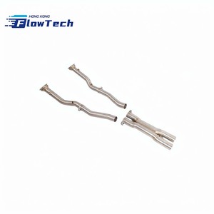 ท่อดาวน์ไปป์แบบไหลสูงพร้อมท่อ X-Pipe ผลิตจากสแตนเลส 304 สำหรับ Ferrari F12 6.3L V12 เพิ่มประสิทธิภาพ - Product Image 6