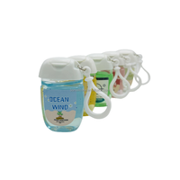 Gel désinfectant pour les mains antibactérien personnalisé OEM avec porte-clés, liquide à base de glycérine pour les enfants, savon pour les mains
