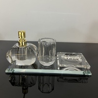 Ensemble de gel douche en cristal personnalisable Idée cadeau de mariage Décoration de salle de bain de luxe digne de Pinterest
