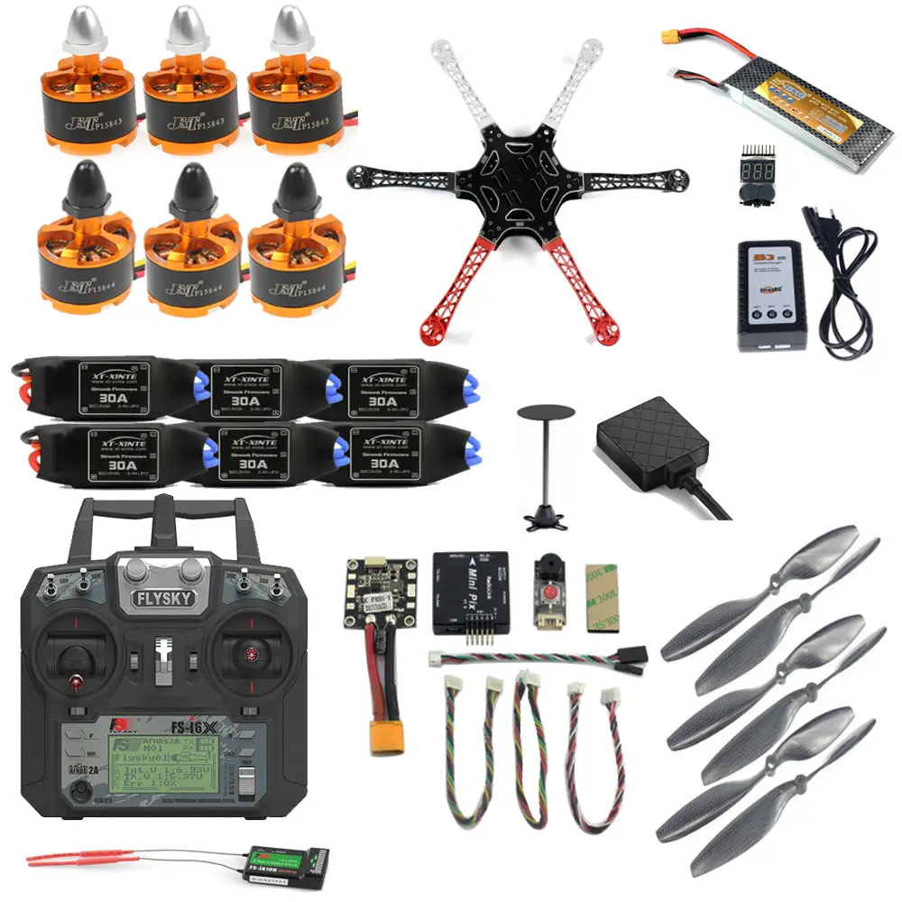 DIY F450 F550 Full Set RC Drone Quadrocopter 4-axi Aircraft Kit F450-V2 Frame GPS APM2.8 Flight Control Camera Gimbal