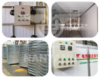 Four de séchage industriel de type armoire en acier inoxydable avec contrôle intelligent par PLC pour la transformation alimentaire