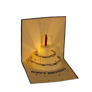 การ์ดอวยพรวันเกิดแบบมีไฟและเสียงเพลง - Product Image 3