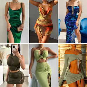 Ropa al por mayor: Vestidos, trajes de baño, tops y prendas de vestir variadas, importadas directamente, en pacas a granel, stock de ropa. - Product Image 5