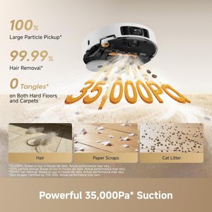 หุ่นยนต์ดูดฝุ่นถูพื้น L60 Pro Ultra ระบบดูดฝุ่นแรง 35,000Pa พร้อมฟังก์ชั่นทำความสะอาดตัวเอง หลบหลีกสิ่งกีดขวางอัจฉริยะ ระบบนำทาง VersaLift - Product Image 5