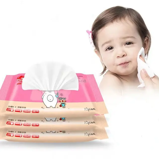 Оптовая продажа, детские влажные салфетки для рук и рта, влажные салфетки для мамы, ребенка и новорожденного, утолщенные чистящие детские салфетки