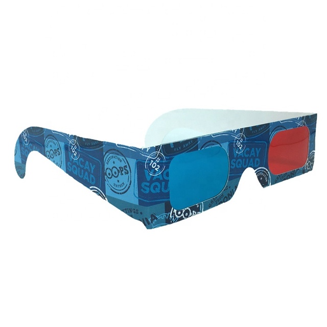 Red Cyan Anaglyph 3d Paper Eye Glasses