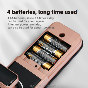 กุญแจล็อคประตูอัจฉริยะ G850ล็อคลายนิ้วมือรหัสบัตรสมาร์ทโฟนลายนิ้วมือที่มีคุณภาพสูงล็อคประตูโรงแรมอพาร์ทเม้นอลูมิเนียม - Product Image 5