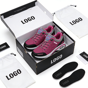 Baskets de randonnée en plein air pour hommes et femmes en usine grandes chaussures de sport respirantes en coton PU durable - Product Image 1