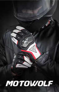 <span class=keywords><strong>Gants</strong></span> de course unisexes personnalisés en gros pour motocyclistes - <span class=keywords><strong>Cuir</strong></span> respirant, écran tactile, fermeture sécurisée du poignet - Product Image 6