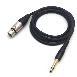 Cable de extensión <span class=keywords><strong>para</strong></span> amplificador de <span class=keywords><strong>guitarra</strong></span>, conector macho TS a XLR hembra de 6,35mm, receptor de micrófono inalámbrico - Product Image 3