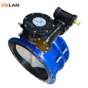 Expansion Joint Flange Butterfly Valve Nylon Coated Ball Milled Cast Soft Seal Butterfly Valve DN700