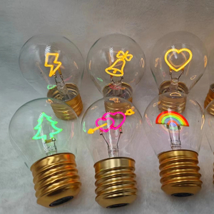 E40 LED文字電球 クリスマスライト-スマイルフェイスLED充電式ナイトライト - Product Image 1