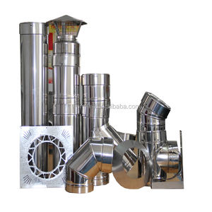 Fourniture directe par le fabricant <span class=keywords><strong>Tuyau</strong></span> de cheminée à <span class=keywords><strong>double</strong></span> <span class=keywords><strong>paroi</strong></span> en acier inoxydable avec verrouillage par torsion pour cheminée - Product Image 6