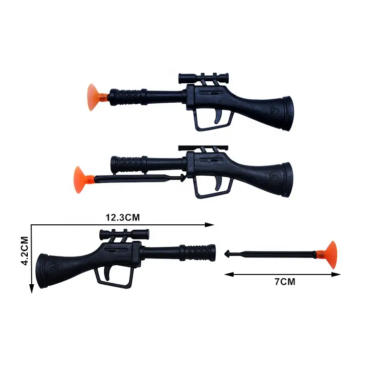 Zwart Pistool Plastic Kids Sniper Rifle Speelgoed Voor Jongens