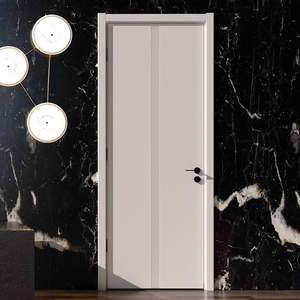 Portes de chambre à coucher modernes en bois plaqué, sur mesure, de luxe, imperméables, vente en gros - Product Image 6