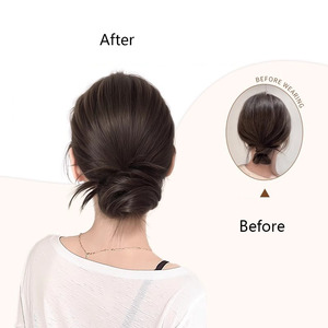 Pince à cheveux pour <span class=keywords><strong>chignon</strong></span> désordonné Lazy Girl, <span class=keywords><strong>postiche</strong></span> <span class=keywords><strong>chignon</strong></span> naturel, extension élégante pour femme - Product Image 2
