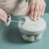 Sturdy And Multifunction spin vegetable chopper 
