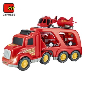 <span class=keywords><strong>Camion</strong></span> <span class=keywords><strong>Giocattolo</strong></span> a Propulsione Inerziale con Rimorchio, Veicolo da Trasporto per Ingegneria - Product Image 2