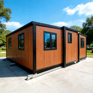 Maison conteneur extensible 30/40 pieds pour séjour court, 2, 3 ou 4 chambres, moderne, pliable, mobile, empilable, maison personnalisée, bungalow - Product Image 1