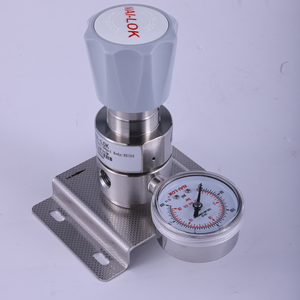 Regolatore di Pressione NAI LOK di Alta Qualità in Acciaio Inox 316L per Bombole di <span class=keywords><strong>Gas</strong></span>, 200 bar, per Argon, Ossigeno, Acetilene, 1/4 NPT per Sistemi di <span class=keywords><strong>Gas</strong></span> da Laboratorio - Product Image 2