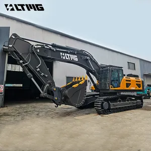 LTMG nuovo grande escavatore cingolato macchina costruzione 60 ton cingolato escavatore con martello idraulico