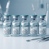 Autocollant personnalisé auto-adhésif, imprimez votre marque, étiquette de stylo pour peptides, pour imprimante à transfert thermique