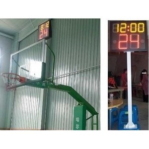 Minuteur de 24 secondes pour le basketball avec affichage numérique pour utilisation sur le terrain, hauteur réglable - Product Image 1