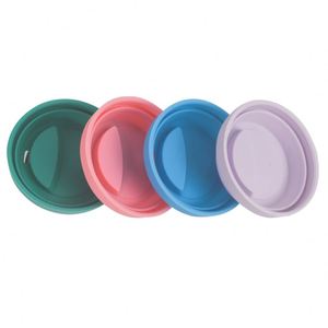 Vente en gros de couvercles en silicone de qualité alimentaire personnalisés, durables, de diamètre 8,5 cm, pour tasses à café portables - Product Image 3