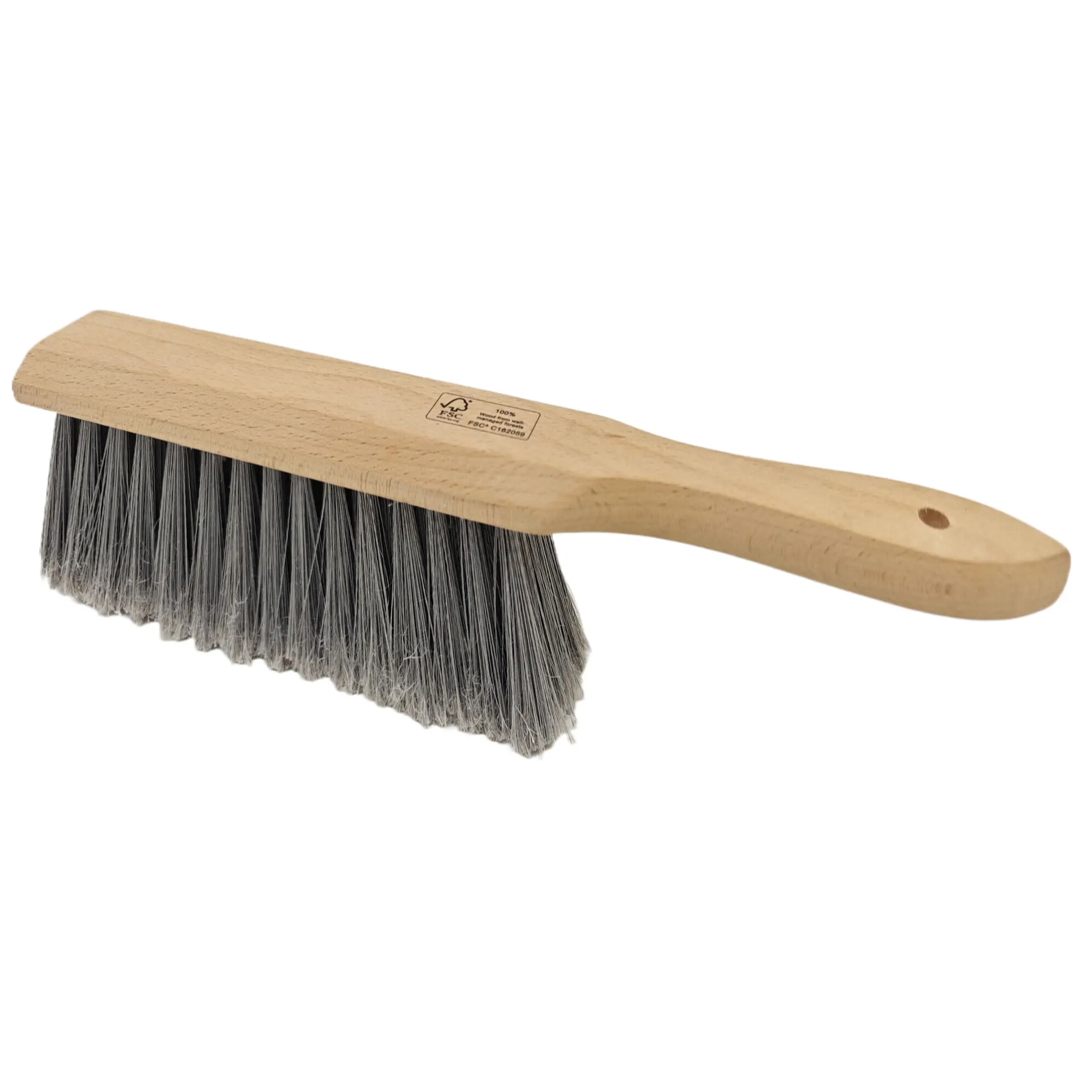 Brosse de nettoyage en bois multifonctionnelle à long manche fabriquée en usine pour voiture, panneau solaire, nettoyage des débris de table