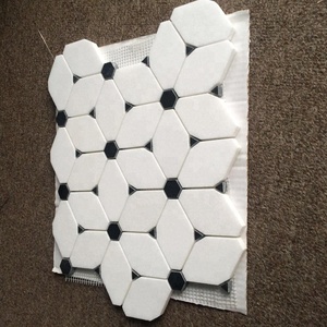 Thassos mélange blanc points noirs marbre octogone marbre mosaïque <span class=keywords><strong>carrelage</strong></span> pour sol <span class=keywords><strong>et</strong></span> mur - Product Image 6