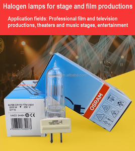 Lámpara Halógena para Escenarios y Producción Cinematográfica O-sram 64788 CP/72 220-240V 2000W GY16 NAED54484 Bombilla para Reflector Marino - Product Image 6