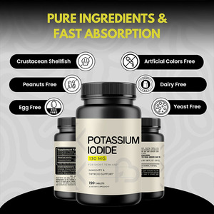 Trung Quốc Nhà sản xuất OEM ODM amazon130mg kali iodide máy tính bảng bổ sung cho khả năng miễn dịch tuyến giáp Hỗ trợ 120 máy tính bảng cho người lớn - Product Image 6