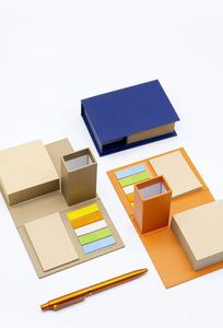 Novelty Multi-Functional Dedicated Desktop Storage Pen Holder and <b>Sticky</b> <b>Note</b> Notepad Box Stationery Gift Set for Adults - Product Image 4