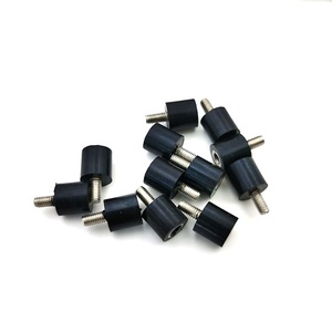 M4*10 10*10 남성 여성용 NBR/NR/CR 고무 마운트 충격 흡수 장치 방진 절연체 30-90 쇼어 A 경도 고무 받침 - Product Image 3