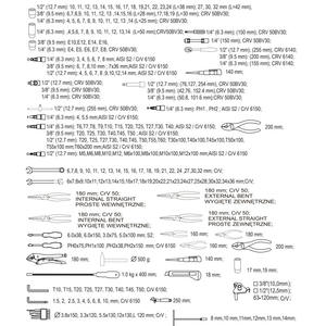 Juego de Herramientas de Reparación Automotriz Yiertuo, 238 Piezas, Acero al Cromo Vanadio, Juego de Llaves de Tubo con Enchufe de 1/4 de Pulgada, YT-55261 - Product Image 1