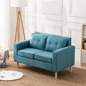 Kanepe oturma odası İskandinav tarzı yatak odası kanepeler kanepe çift oturma küçük kanepe ile ahşap bacak