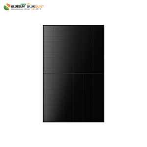 블루썬 빠른 배송 태양광 패널 지붕 HPBC 2.0 풀 블랙 400 440 480 와트 태양광 모노크리스탈린 패널 가정용 전기 - Product Image 4