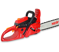 Tronçonneuse Professionnelle Thermique 2 Temps Démarrage Facile 24" 49cc pour Coupe de Bois