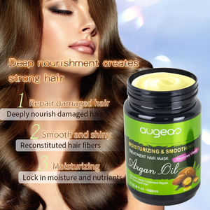 Augeas Professionnel Collagène Huile d'Argan Réparateur Cheveux Secs Abîmés Traitements Conditionnement en Profondeur Masque Capillaire à l'Argan - Product Image 5