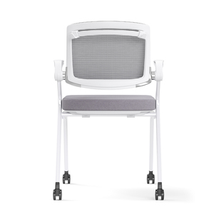Chaise de bureau empilable en plastique respirant de style moderne pour réunions et formations, chaise de réception visiteur à bas prix, Guangdong - Product Image 6