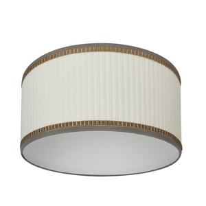 Lampada a Sospensione E27 Beige 40x40x21 cm, Ideale per Illuminare Salotti e Creare Ambienti Accoglienti. - Product Image 1
