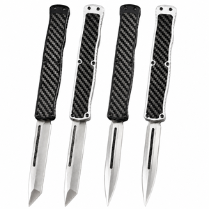 Navaja de Bolsillo Plegable Cleric II con Hoja de Acero D2, Mango de Aluminio T6 y Fibra de Carbono, para Actividades al Aire Libre, Tácticas, Camping, Caza, Herramienta EDC - Product Image 1