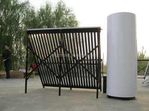 Chauffe-eau <span class=keywords><strong>solaire</strong></span> <span class=keywords><strong>hybride</strong></span> pressurisé avec alimentation électrique de secours et collecteur à caloducs - Product Image 3
