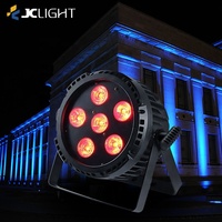 Batería al aire libre Powered Led Par Light 6x18W Rgbwa UV 6in1 Parled IP65 Uplights inalámbricos para fiesta de boda