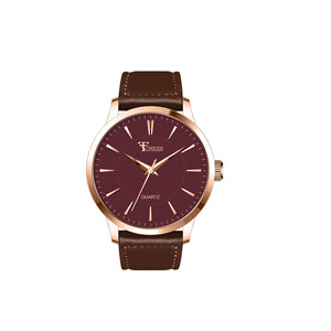 Montre Urbaine Minimaliste pour Homme avec Boîtier en Métal, Mouvement à Quartz, Bracelet en Cuir, Idéale pour les Affaires et le Quotidien - Product Image 1
