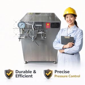 Homogénéisateur de lait manuel 2000L/H, homogénéisateur de lait et de jus haute pression, homogénéisateur de miel et de lait à deux pistons - Product Image 4
