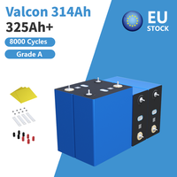 Stock UE EV/GOTION/DEJIN Prismatique 314ah 280Ah 340Ah 3.2V Lifepo4 Batterie Grade a Goujon Soudé + Barre omnibus + Vis