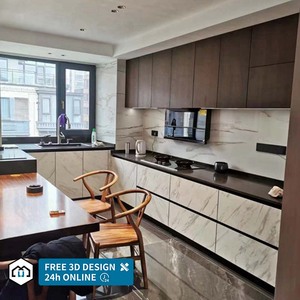 George nhóm tùy chỉnh sẵn sàng để lắp ráp sang trọng tủ bếp hiện đại tủ bếp nội thất nhà Bếp thiết lập - Product Image 1